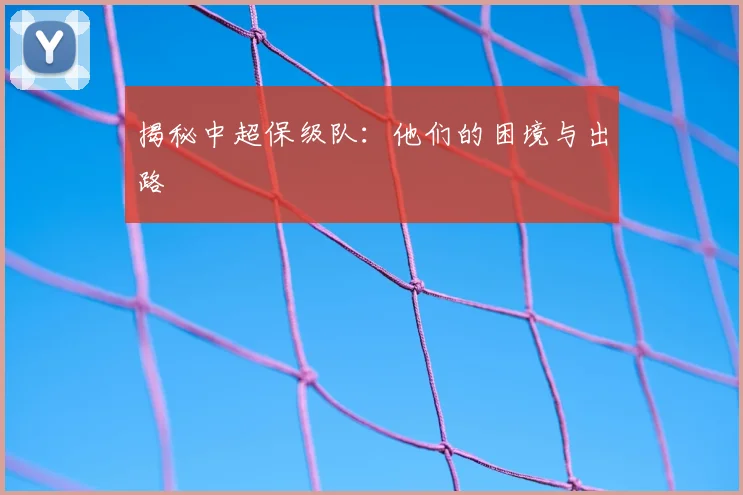 揭秘中超保级队:他们的困境与出路